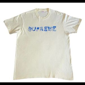 Supreme Yellow Morph T-shirt. Sz L.